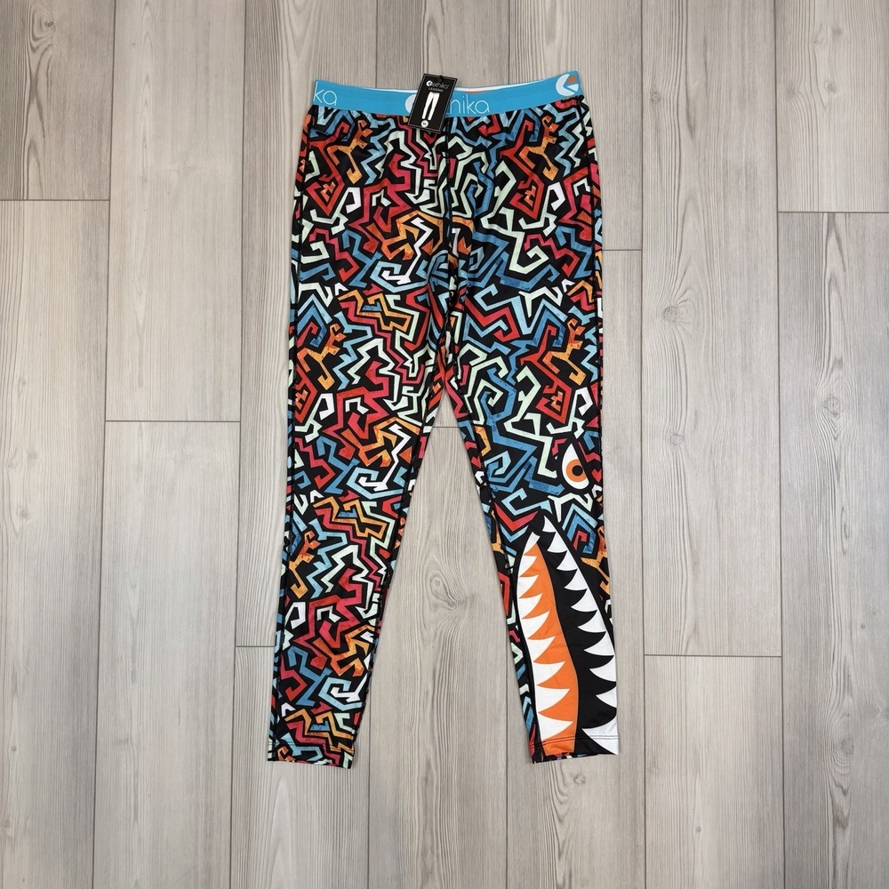 NWT WOMENS XL ETHIKA BOMBER SESSIONS LEGGINGS‎